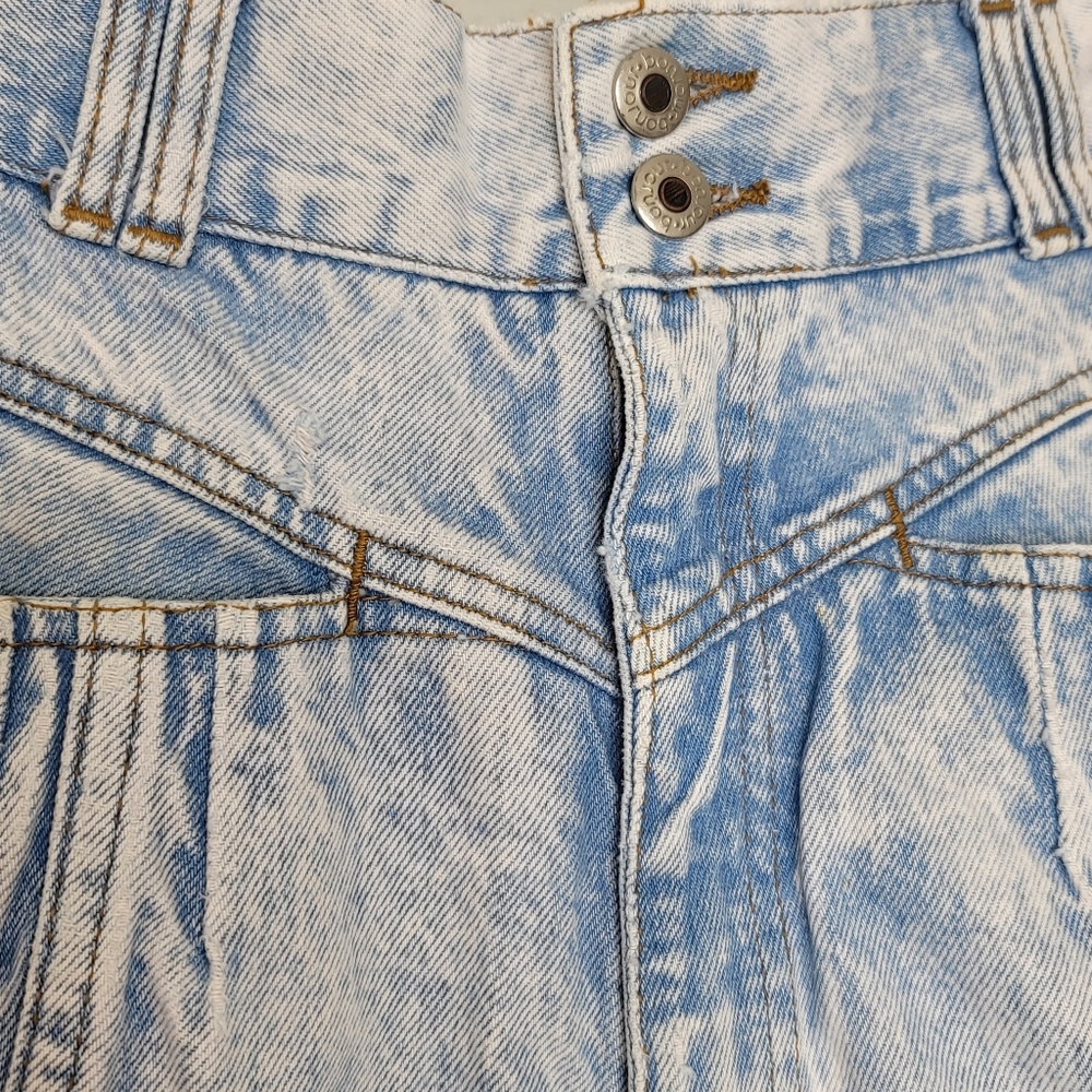 Bonjour 90s Vintage High Waisted Jean Shorts - Picture 3 of 8